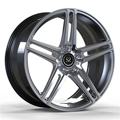 5-114.3 20x9 And 21x12 Hyper Silver Double 5-Spoke for Ferrari 488