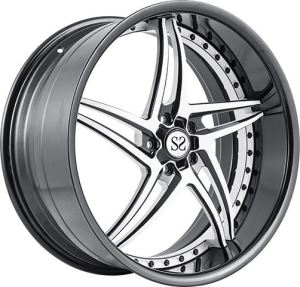 5x114.3 2-PC چرخ آلیاژ آلومینیوم فورج برای Mustang GT500 5x114.3