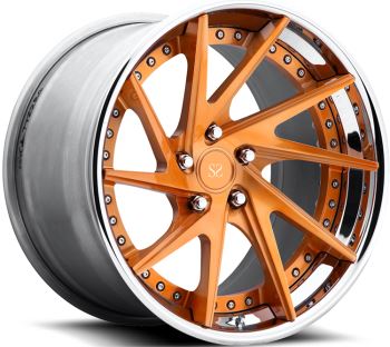 سلام Lust Polish|رنگ طلایی 22x9.5 رینگ فورجی 2 PC با 5x112 برای آئودی SQ5