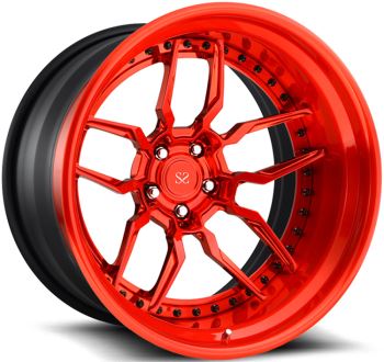 قرمز 20inch 1 کامپیوتر لبه چرخ آلیاژ برای نیسان GTR