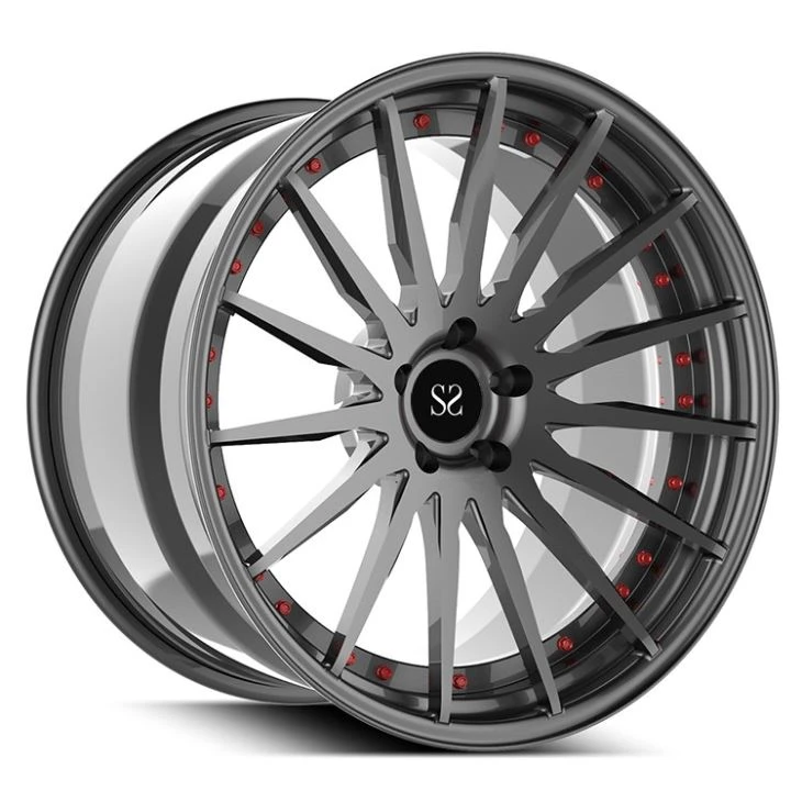 6061-T6 Aluminum Alloy Special 2-PC Forged Alloy Rims 5x120 For BMW 5-Series