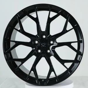20 * 9 21 * 12 Inchstaggered مات سیاه جعلی چرخ