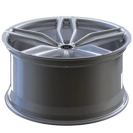 Deep Concave 1 Piece Forged Rims Monoblock 21 Inch Silver Aluminum Alloy 488 GTB Car Wheels
