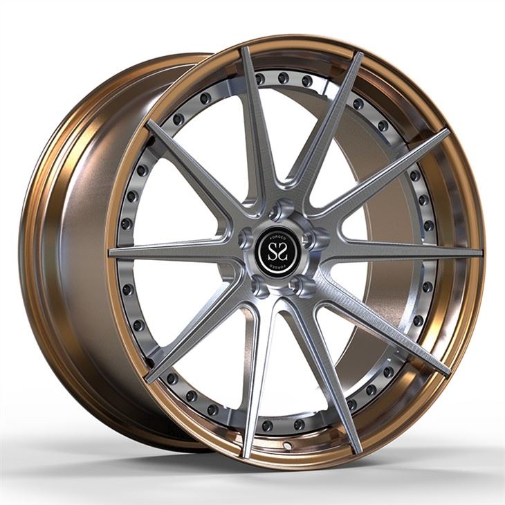 مناسب برای شورولت کوروت C05 19x10 و الگوی پیچ 20x10.5 5x120.65 سفارشی برنز 2-رینگهای کامپیوتر