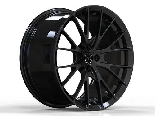 19 اینچ براق سیاه و سفید برای پورشه کاین 5x130 Monoblock لبه چرخ های چنگال