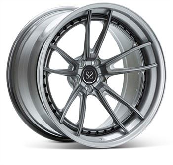 SSWS1343 Double 5-Spoke 3-PC Forfed Alluminium Rims 18 19 20 21 and 22 inches 5X112 for G Glass