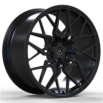 SSJK1032 براق سیاه و سفید آهنگری Monoblock Rims 18X8 18X10 مناسب برای فورد موستانگ 1990