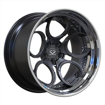 Totyota GT 86 5X100 Deep Concave Satin Black 2 Pieces Wheel for wheels for customized