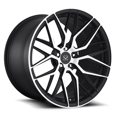 برای Mini Wheels 1-PC PCD 5x120 سفید و مشکی ماشین آلیاژ آلومینیومی رینگ سفارشی آهنگری